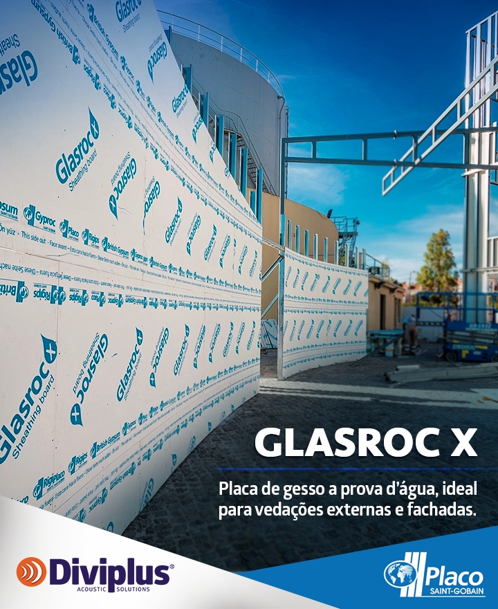 Glasroc X – Placa De Gesso Para Ambientes Externos